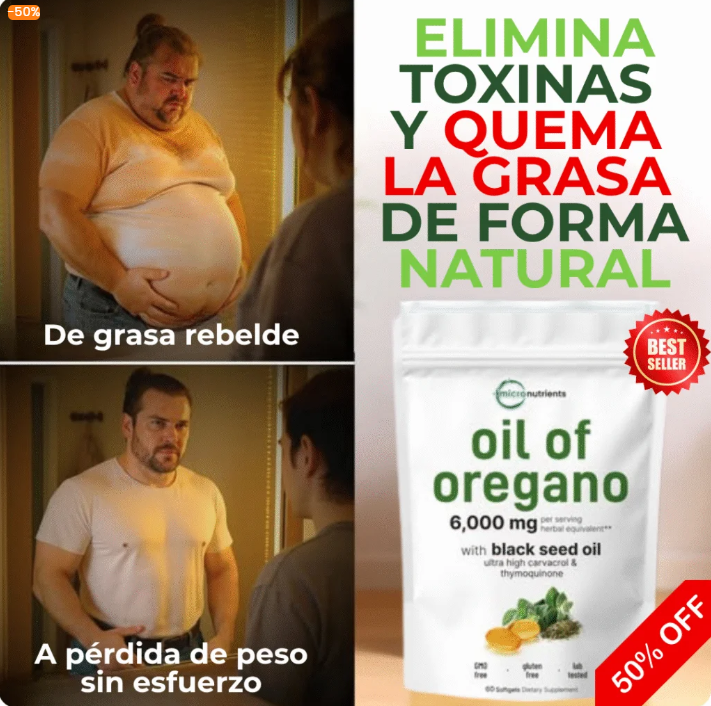 ACEITE DE ORÉGANO 90 CÁPSULAS 🌱💪 – ENVÍO GRATIS