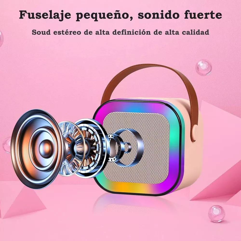 Karaoke Portátil K12 – ¡Convierte cualquier lugar en una fiesta! 🎤✨